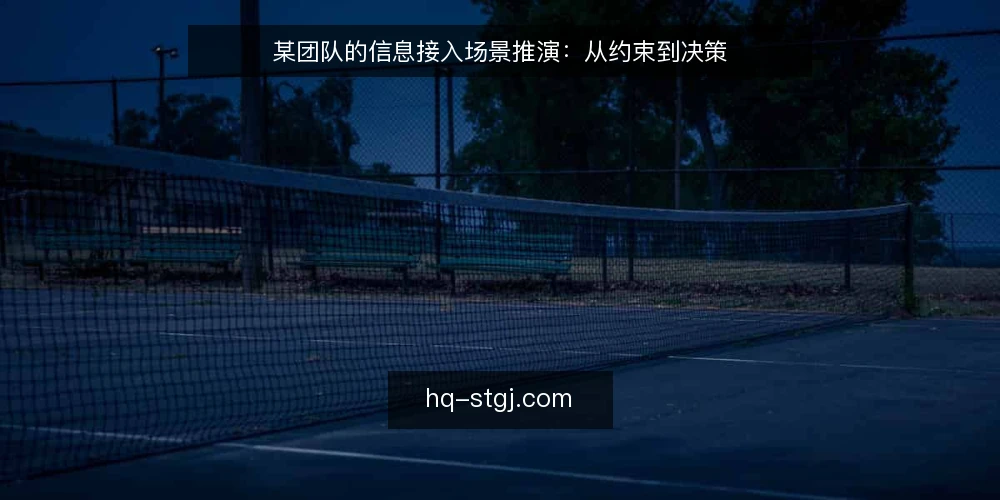 某团队的信息接入场景推演：从约束到决策 — 场景设定：团队的信息接入需求 配图